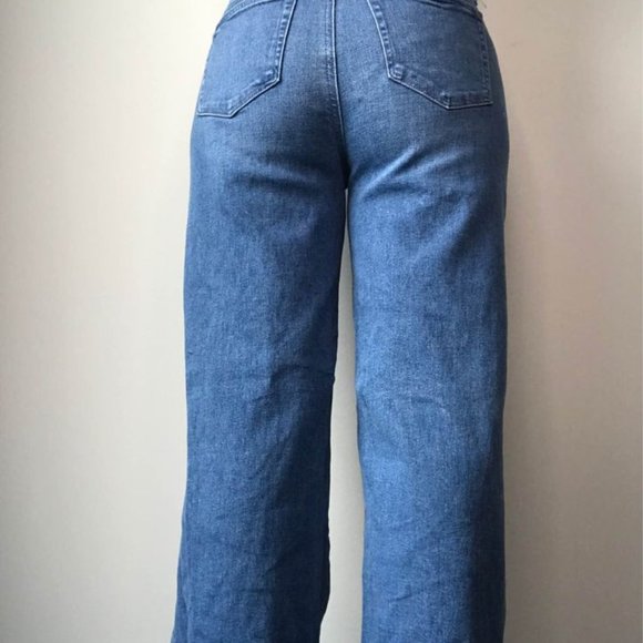 High waist wide leg cropped - Picture 4 of 7